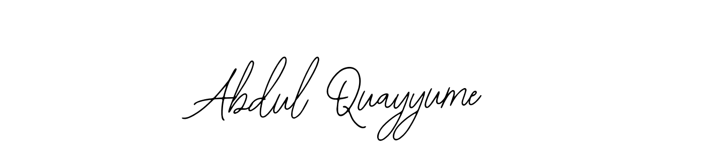 You should practise on your own different ways (Bearetta-2O07w) to write your name (Abdul Quayyume) in signature. don't let someone else do it for you. Abdul Quayyume signature style 12 images and pictures png