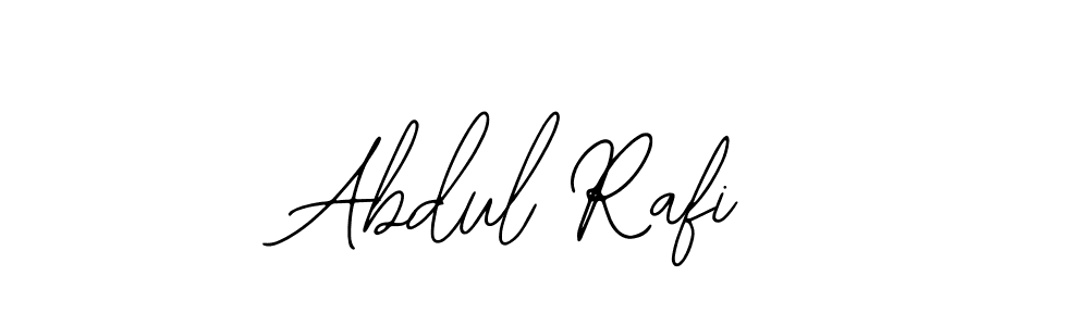 The best way (Bearetta-2O07w) to make a short signature is to pick only two or three words in your name. The name Abdul Rafi include a total of six letters. For converting this name. Abdul Rafi signature style 12 images and pictures png