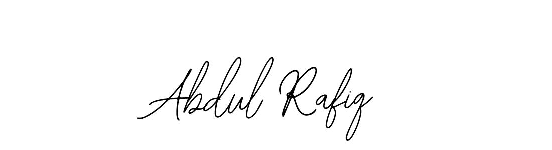 How to make Abdul Rafiq name signature. Use Bearetta-2O07w style for creating short signs online. This is the latest handwritten sign. Abdul Rafiq signature style 12 images and pictures png