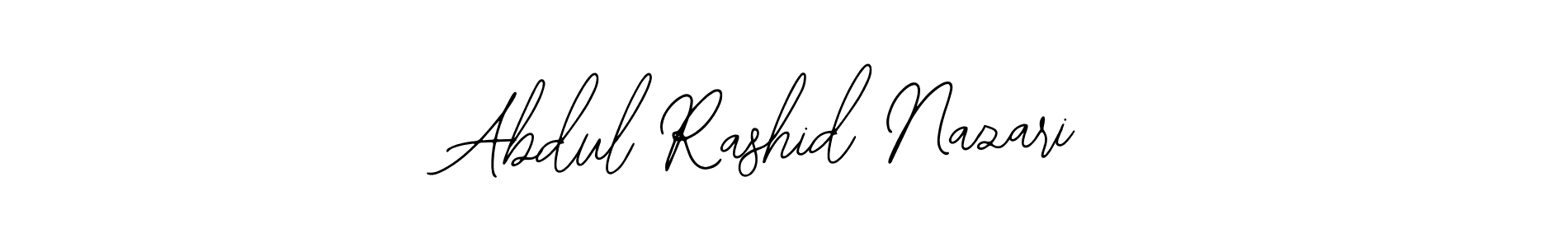 How to Draw Abdul Rashid Nazari signature style? Bearetta-2O07w is a latest design signature styles for name Abdul Rashid Nazari. Abdul Rashid Nazari signature style 12 images and pictures png