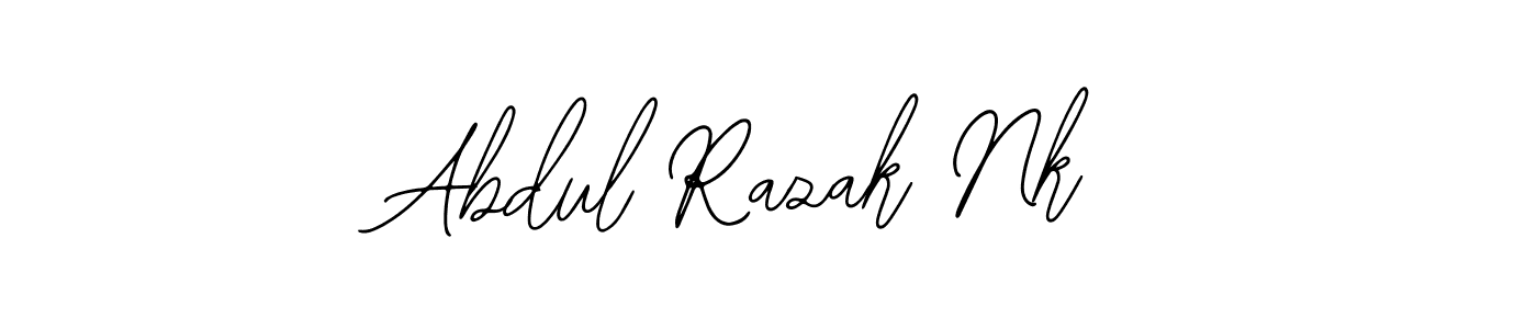 How to make Abdul Razak Nk signature? Bearetta-2O07w is a professional autograph style. Create handwritten signature for Abdul Razak Nk name. Abdul Razak Nk signature style 12 images and pictures png