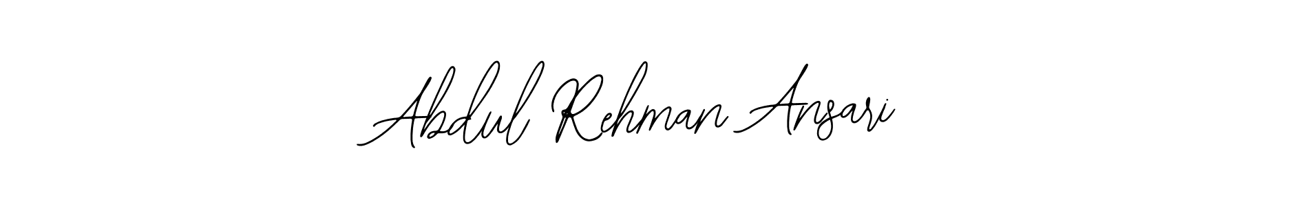 Use a signature maker to create a handwritten signature online. With this signature software, you can design (Bearetta-2O07w) your own signature for name Abdul Rehman Ansari. Abdul Rehman Ansari signature style 12 images and pictures png