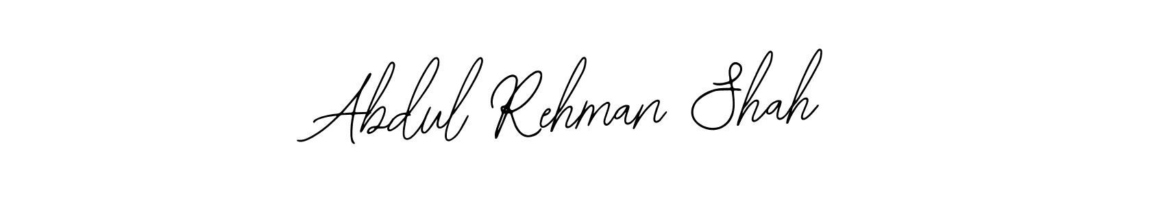 Design your own signature with our free online signature maker. With this signature software, you can create a handwritten (Bearetta-2O07w) signature for name Abdul Rehman Shah. Abdul Rehman Shah signature style 12 images and pictures png