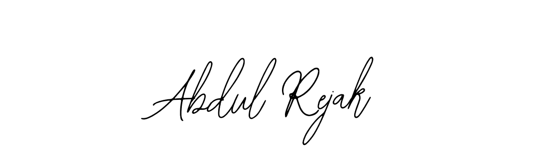 Make a short Abdul Rejak signature style. Manage your documents anywhere anytime using Bearetta-2O07w. Create and add eSignatures, submit forms, share and send files easily. Abdul Rejak signature style 12 images and pictures png