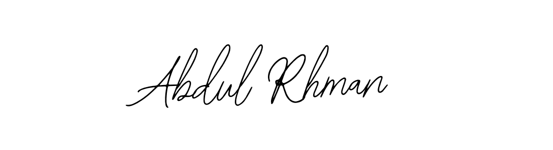 How to make Abdul Rhman signature? Bearetta-2O07w is a professional autograph style. Create handwritten signature for Abdul Rhman name. Abdul Rhman signature style 12 images and pictures png