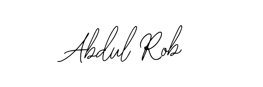 How to make Abdul Rob name signature. Use Bearetta-2O07w style for creating short signs online. This is the latest handwritten sign. Abdul Rob signature style 12 images and pictures png