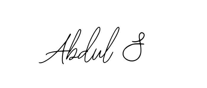 Create a beautiful signature design for name Abdul S. With this signature (Bearetta-2O07w) fonts, you can make a handwritten signature for free. Abdul S signature style 12 images and pictures png