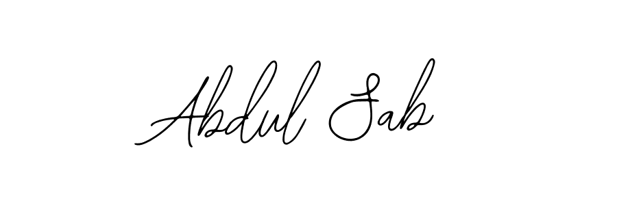 It looks lik you need a new signature style for name Abdul Sab. Design unique handwritten (Bearetta-2O07w) signature with our free signature maker in just a few clicks. Abdul Sab signature style 12 images and pictures png