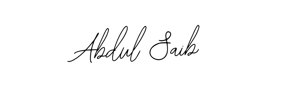 Also You can easily find your signature by using the search form. We will create Abdul Saib name handwritten signature images for you free of cost using Bearetta-2O07w sign style. Abdul Saib signature style 12 images and pictures png