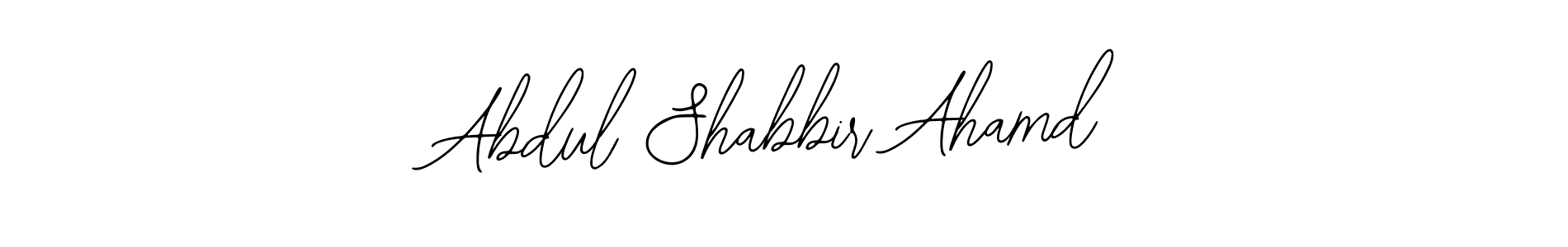 Abdul Shabbir Ahamd stylish signature style. Best Handwritten Sign (Bearetta-2O07w) for my name. Handwritten Signature Collection Ideas for my name Abdul Shabbir Ahamd. Abdul Shabbir Ahamd signature style 12 images and pictures png
