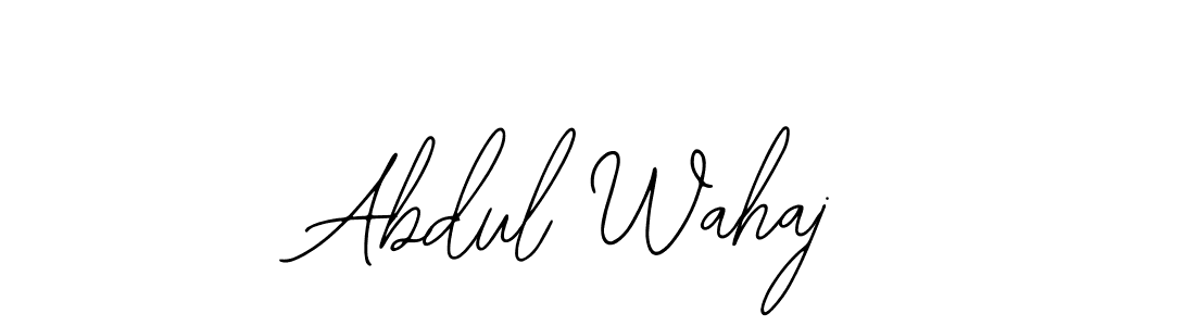 You can use this online signature creator to create a handwritten signature for the name Abdul Wahaj. This is the best online autograph maker. Abdul Wahaj signature style 12 images and pictures png