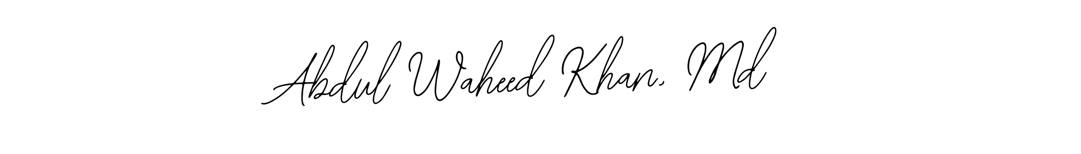 The best way (Bearetta-2O07w) to make a short signature is to pick only two or three words in your name. The name Abdul Waheed Khan, Md include a total of six letters. For converting this name. Abdul Waheed Khan, Md signature style 12 images and pictures png