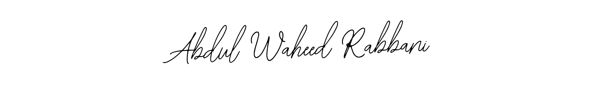 Abdul Waheed Rabbani stylish signature style. Best Handwritten Sign (Bearetta-2O07w) for my name. Handwritten Signature Collection Ideas for my name Abdul Waheed Rabbani. Abdul Waheed Rabbani signature style 12 images and pictures png
