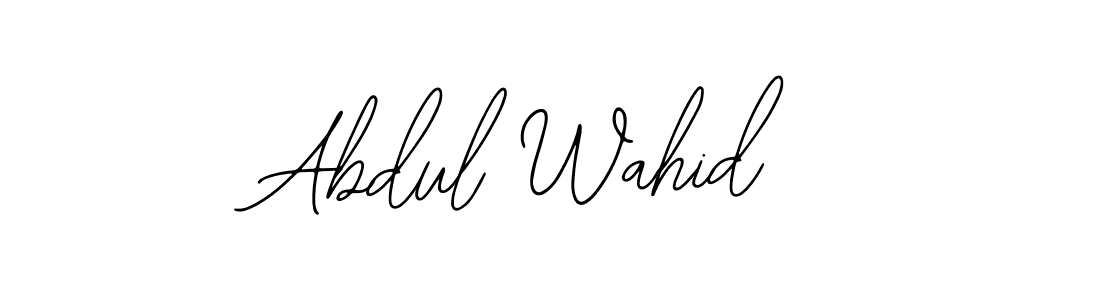 Abdul Wahid stylish signature style. Best Handwritten Sign (Bearetta-2O07w) for my name. Handwritten Signature Collection Ideas for my name Abdul Wahid. Abdul Wahid signature style 12 images and pictures png