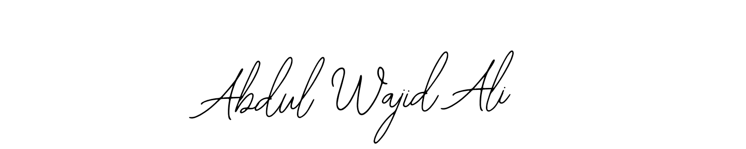 Also we have Abdul Wajid Ali name is the best signature style. Create professional handwritten signature collection using Bearetta-2O07w autograph style. Abdul Wajid Ali signature style 12 images and pictures png