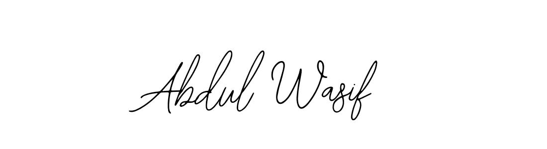 Also You can easily find your signature by using the search form. We will create Abdul Wasif name handwritten signature images for you free of cost using Bearetta-2O07w sign style. Abdul Wasif signature style 12 images and pictures png