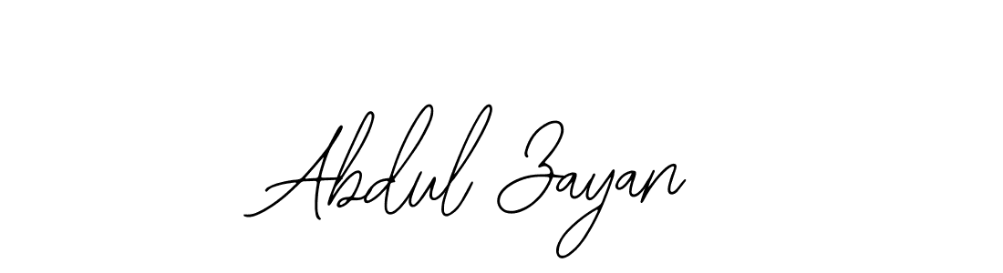 Use a signature maker to create a handwritten signature online. With this signature software, you can design (Bearetta-2O07w) your own signature for name Abdul Zayan. Abdul Zayan signature style 12 images and pictures png