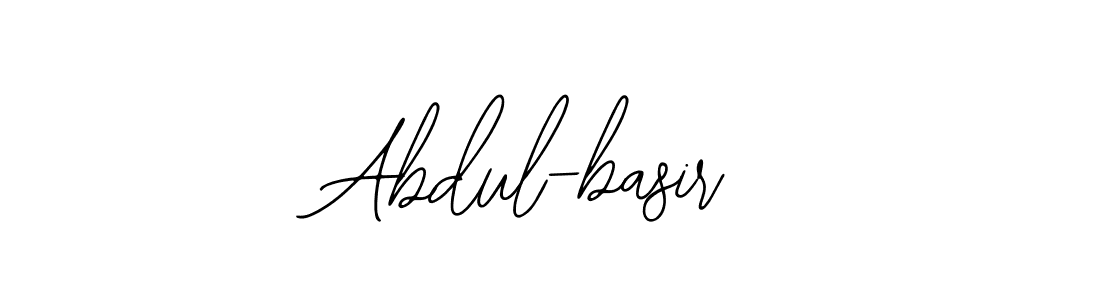 How to make Abdul-basir signature? Bearetta-2O07w is a professional autograph style. Create handwritten signature for Abdul-basir name. Abdul-basir signature style 12 images and pictures png