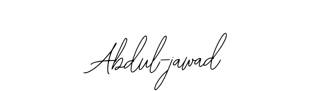 How to make Abdul-jawad signature? Bearetta-2O07w is a professional autograph style. Create handwritten signature for Abdul-jawad name. Abdul-jawad signature style 12 images and pictures png