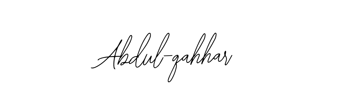 Also we have Abdul-qahhar name is the best signature style. Create professional handwritten signature collection using Bearetta-2O07w autograph style. Abdul-qahhar signature style 12 images and pictures png