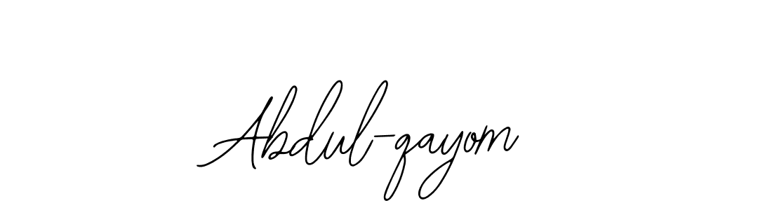 Make a beautiful signature design for name Abdul-qayom. With this signature (Bearetta-2O07w) style, you can create a handwritten signature for free. Abdul-qayom signature style 12 images and pictures png