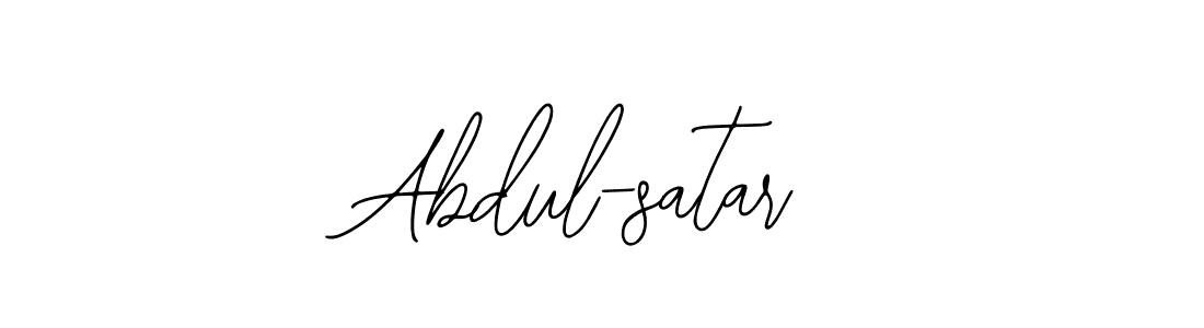 You should practise on your own different ways (Bearetta-2O07w) to write your name (Abdul-satar) in signature. don't let someone else do it for you. Abdul-satar signature style 12 images and pictures png