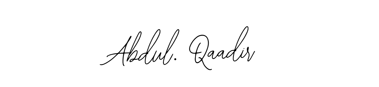 Design your own signature with our free online signature maker. With this signature software, you can create a handwritten (Bearetta-2O07w) signature for name Abdul. Qaadir. Abdul. Qaadir signature style 12 images and pictures png