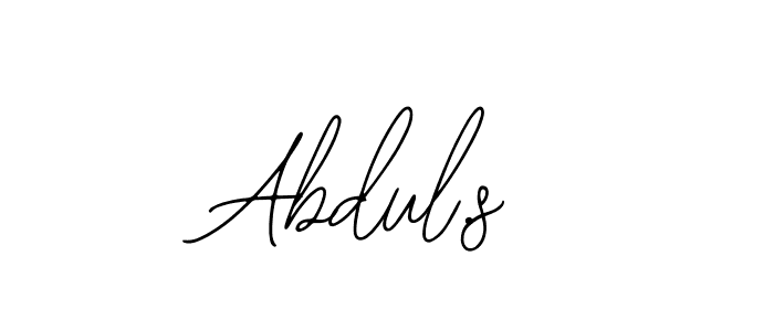 How to make Abdul.s name signature. Use Bearetta-2O07w style for creating short signs online. This is the latest handwritten sign. Abdul.s signature style 12 images and pictures png