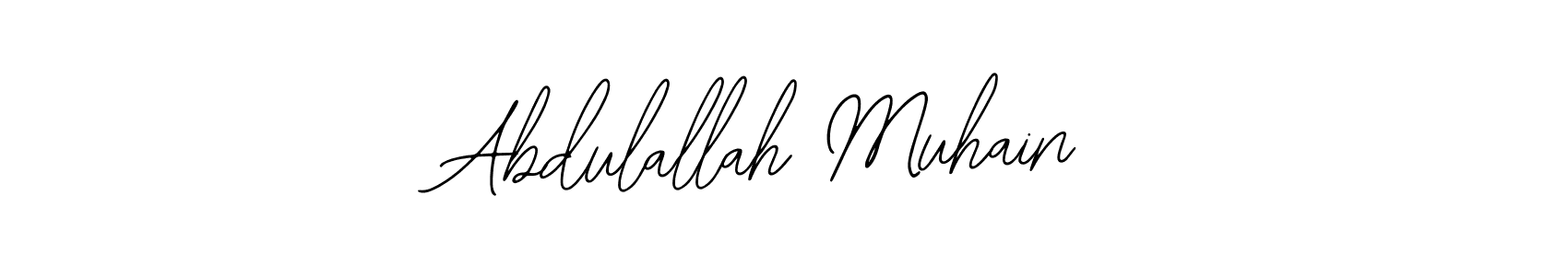 Use a signature maker to create a handwritten signature online. With this signature software, you can design (Bearetta-2O07w) your own signature for name Abdulallah Muhain. Abdulallah Muhain signature style 12 images and pictures png