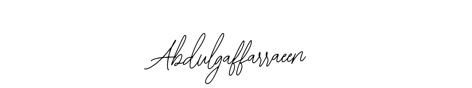 How to make Abdulgaffarraeen signature? Bearetta-2O07w is a professional autograph style. Create handwritten signature for Abdulgaffarraeen name. Abdulgaffarraeen signature style 12 images and pictures png