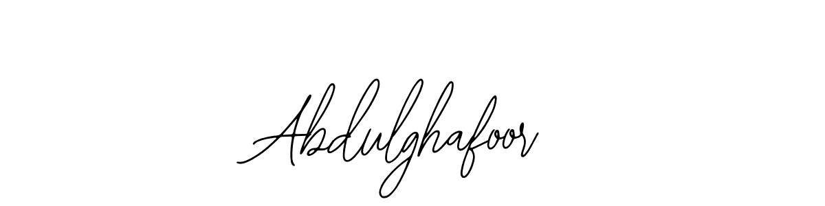 You should practise on your own different ways (Bearetta-2O07w) to write your name (Abdulghafoor) in signature. don't let someone else do it for you. Abdulghafoor signature style 12 images and pictures png