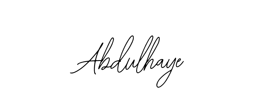 Also we have Abdulhaye name is the best signature style. Create professional handwritten signature collection using Bearetta-2O07w autograph style. Abdulhaye signature style 12 images and pictures png