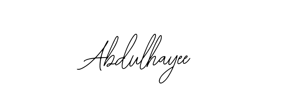 The best way (Bearetta-2O07w) to make a short signature is to pick only two or three words in your name. The name Abdulhayee include a total of six letters. For converting this name. Abdulhayee signature style 12 images and pictures png