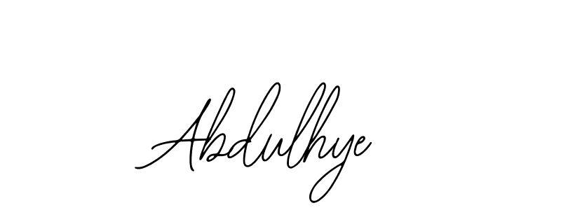 How to Draw Abdulhye signature style? Bearetta-2O07w is a latest design signature styles for name Abdulhye. Abdulhye signature style 12 images and pictures png