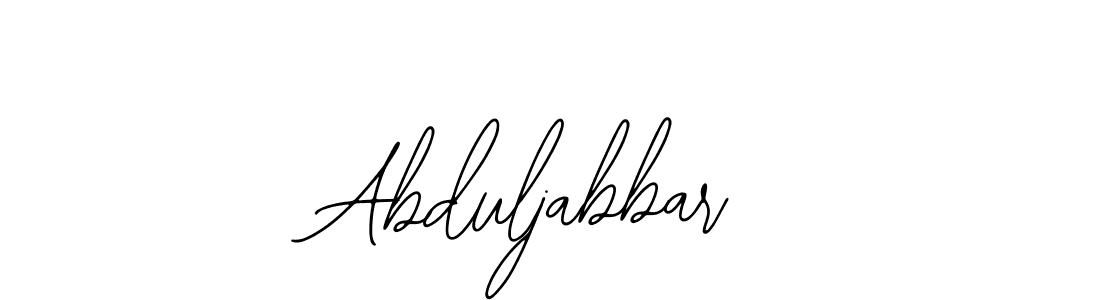 Design your own signature with our free online signature maker. With this signature software, you can create a handwritten (Bearetta-2O07w) signature for name Abduljabbar. Abduljabbar signature style 12 images and pictures png