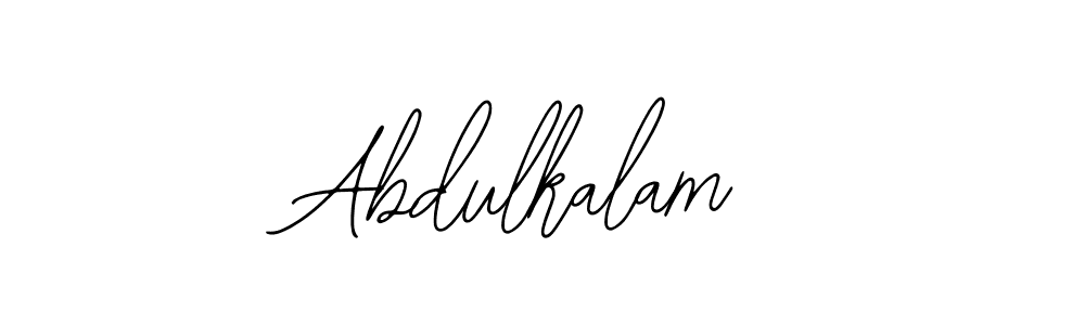 How to make Abdulkalam name signature. Use Bearetta-2O07w style for creating short signs online. This is the latest handwritten sign. Abdulkalam signature style 12 images and pictures png