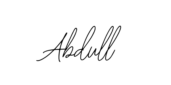 Design your own signature with our free online signature maker. With this signature software, you can create a handwritten (Bearetta-2O07w) signature for name Abdull. Abdull signature style 12 images and pictures png