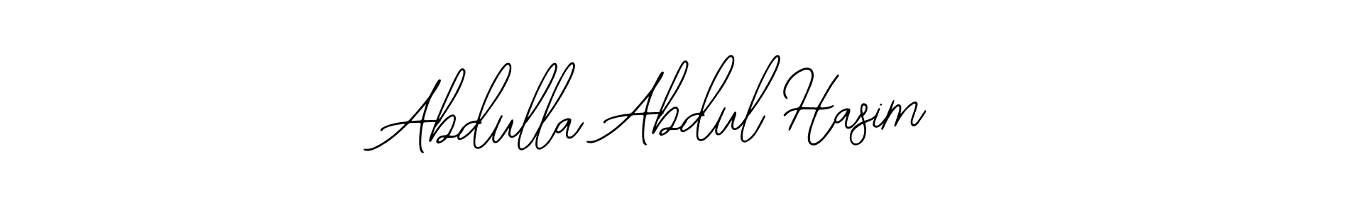 How to make Abdulla Abdul Hasim signature? Bearetta-2O07w is a professional autograph style. Create handwritten signature for Abdulla Abdul Hasim name. Abdulla Abdul Hasim signature style 12 images and pictures png