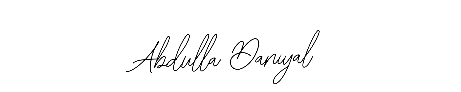 Also You can easily find your signature by using the search form. We will create Abdulla Daniyal name handwritten signature images for you free of cost using Bearetta-2O07w sign style. Abdulla Daniyal signature style 12 images and pictures png