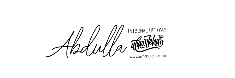 The best way (Bearetta-2O07w) to make a short signature is to pick only two or three words in your name. The name Abdulla25 include a total of six letters. For converting this name. Abdulla25 signature style 12 images and pictures png