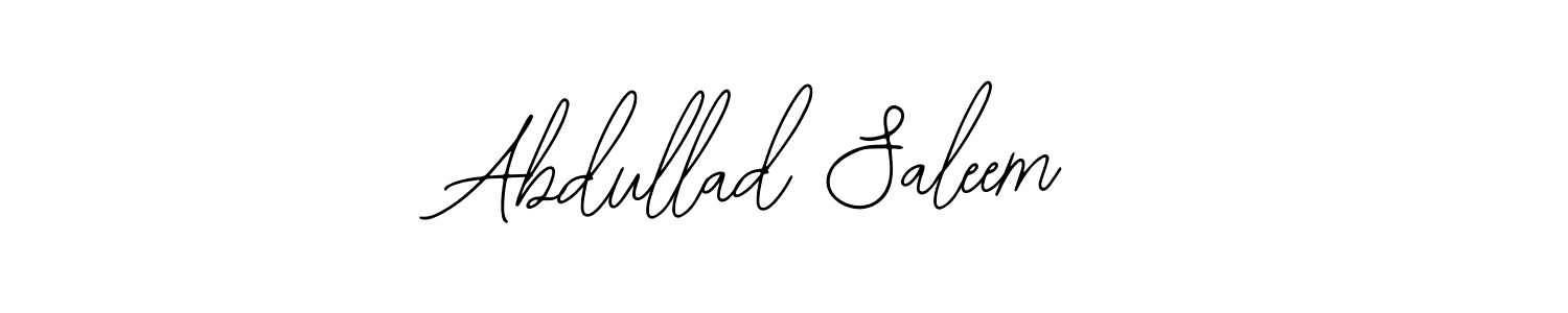 Make a beautiful signature design for name Abdullad Saleem. With this signature (Bearetta-2O07w) style, you can create a handwritten signature for free. Abdullad Saleem signature style 12 images and pictures png