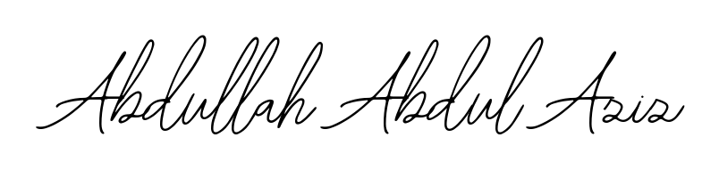 You can use this online signature creator to create a handwritten signature for the name Abdullah Abdul Aziz. This is the best online autograph maker. Abdullah Abdul Aziz signature style 12 images and pictures png