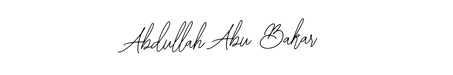 Also we have Abdullah Abu Bakar name is the best signature style. Create professional handwritten signature collection using Bearetta-2O07w autograph style. Abdullah Abu Bakar signature style 12 images and pictures png