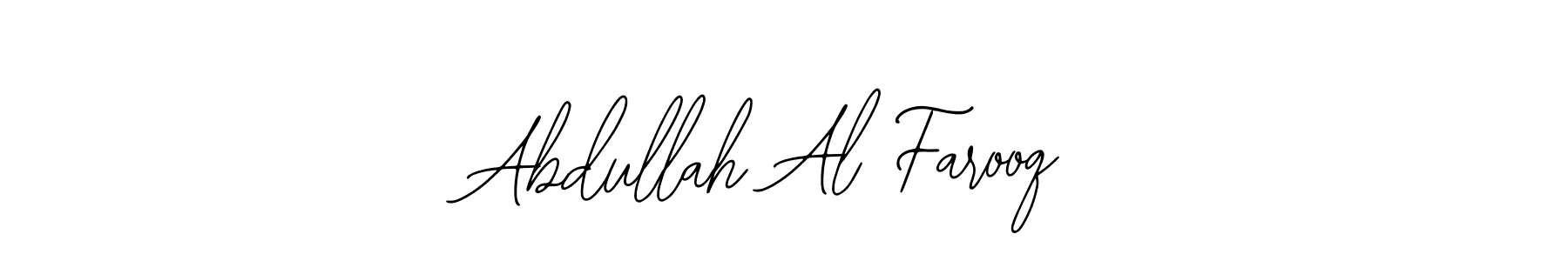 How to make Abdullah Al Farooq name signature. Use Bearetta-2O07w style for creating short signs online. This is the latest handwritten sign. Abdullah Al Farooq signature style 12 images and pictures png