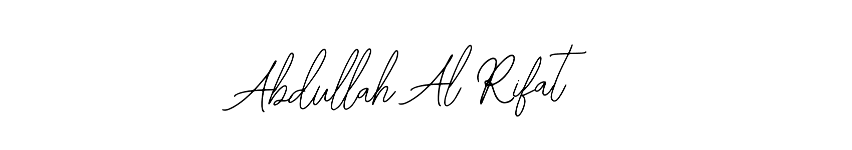 The best way (Bearetta-2O07w) to make a short signature is to pick only two or three words in your name. The name Abdullah Al Rifat include a total of six letters. For converting this name. Abdullah Al Rifat signature style 12 images and pictures png