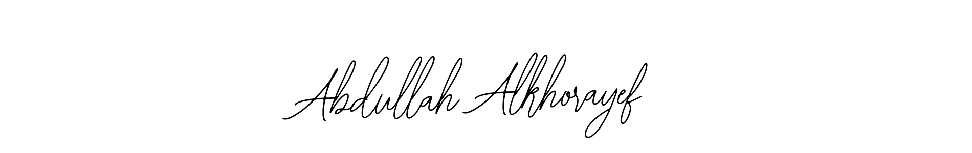 How to make Abdullah Alkhorayef name signature. Use Bearetta-2O07w style for creating short signs online. This is the latest handwritten sign. Abdullah Alkhorayef signature style 12 images and pictures png