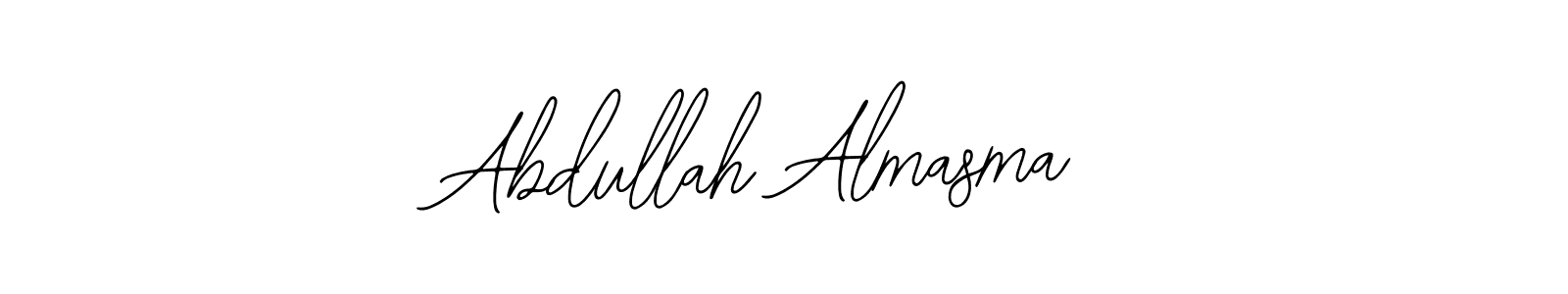 How to make Abdullah Almasma name signature. Use Bearetta-2O07w style for creating short signs online. This is the latest handwritten sign. Abdullah Almasma signature style 12 images and pictures png