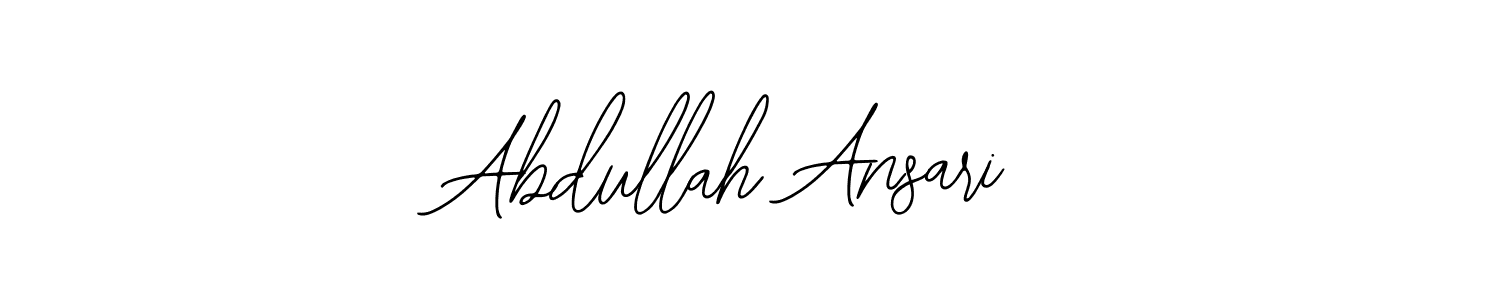 Also we have Abdullah Ansari name is the best signature style. Create professional handwritten signature collection using Bearetta-2O07w autograph style. Abdullah Ansari signature style 12 images and pictures png