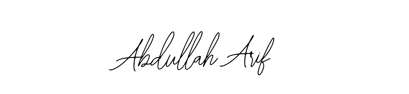 Abdullah Arif stylish signature style. Best Handwritten Sign (Bearetta-2O07w) for my name. Handwritten Signature Collection Ideas for my name Abdullah Arif. Abdullah Arif signature style 12 images and pictures png