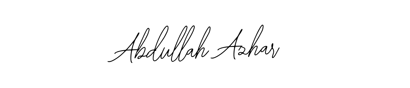 Make a beautiful signature design for name Abdullah Azhar. With this signature (Bearetta-2O07w) style, you can create a handwritten signature for free. Abdullah Azhar signature style 12 images and pictures png